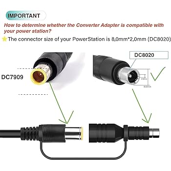 Amazon.co.jp: Haixifry DCプラグ変換 オスDC8020 メスDC7909