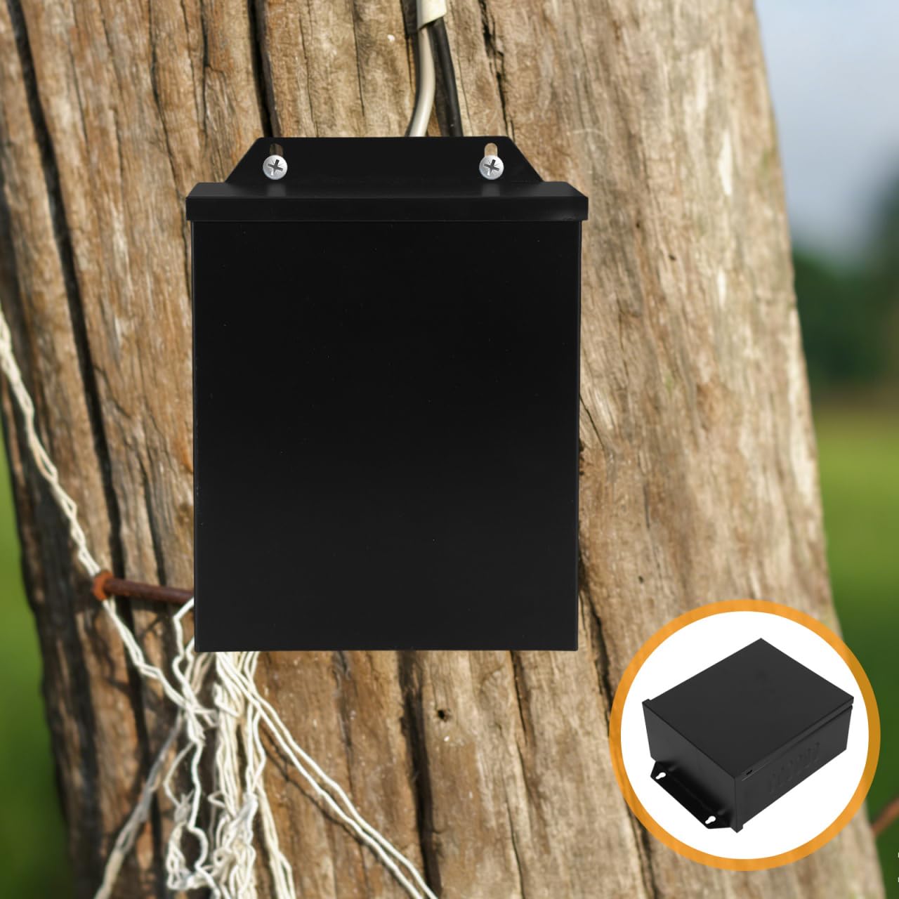 Luxshiny Scatola di recinzione del trasformatore resistente alle intemperie per il montaggio a parete con materiale e meccanismo di bloccaggio sicuro per la protezione elettrica esterna