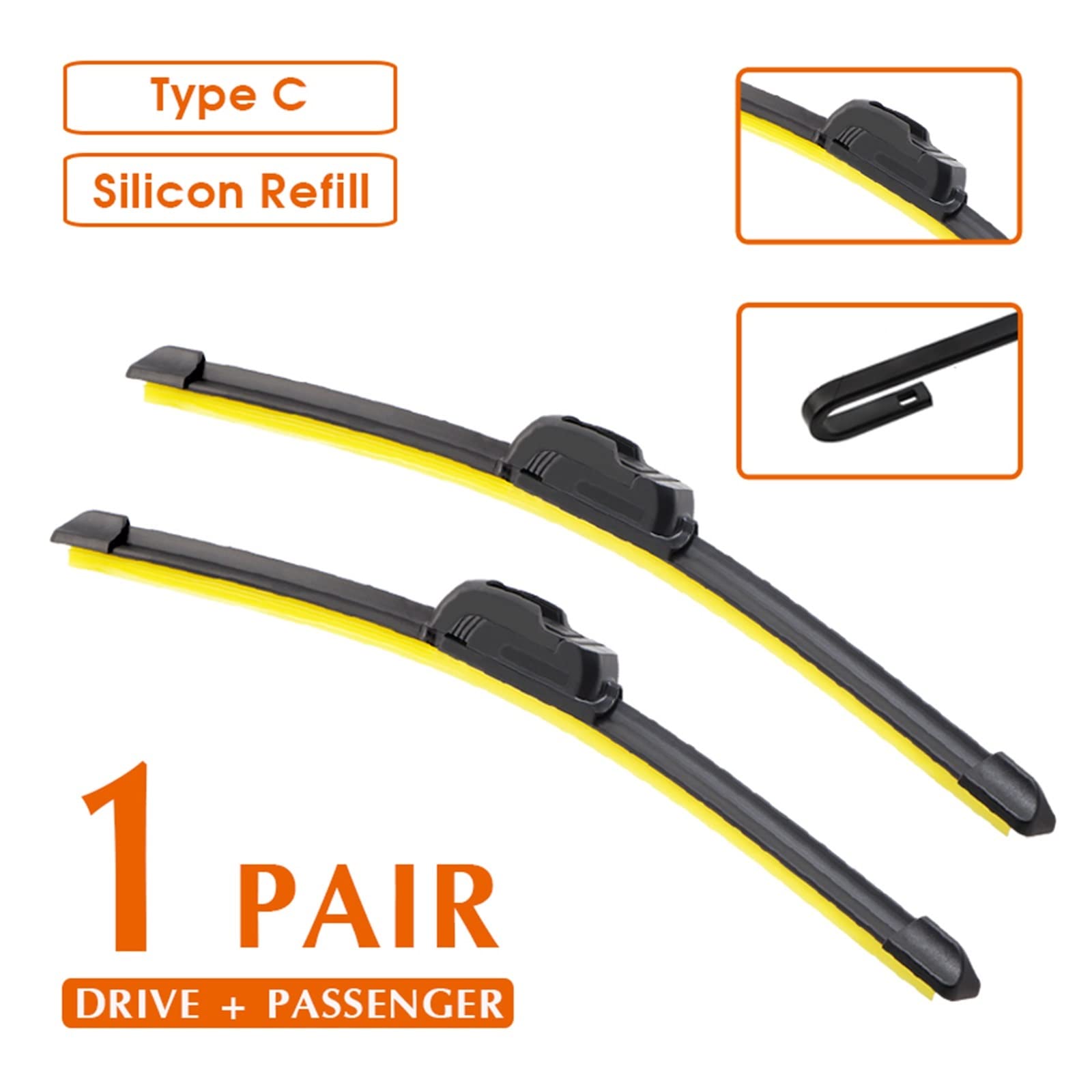 Get A Clear View: New AERO Wiper Blades For Volvo S40 (1995-2003) – Front Left & Right Set!