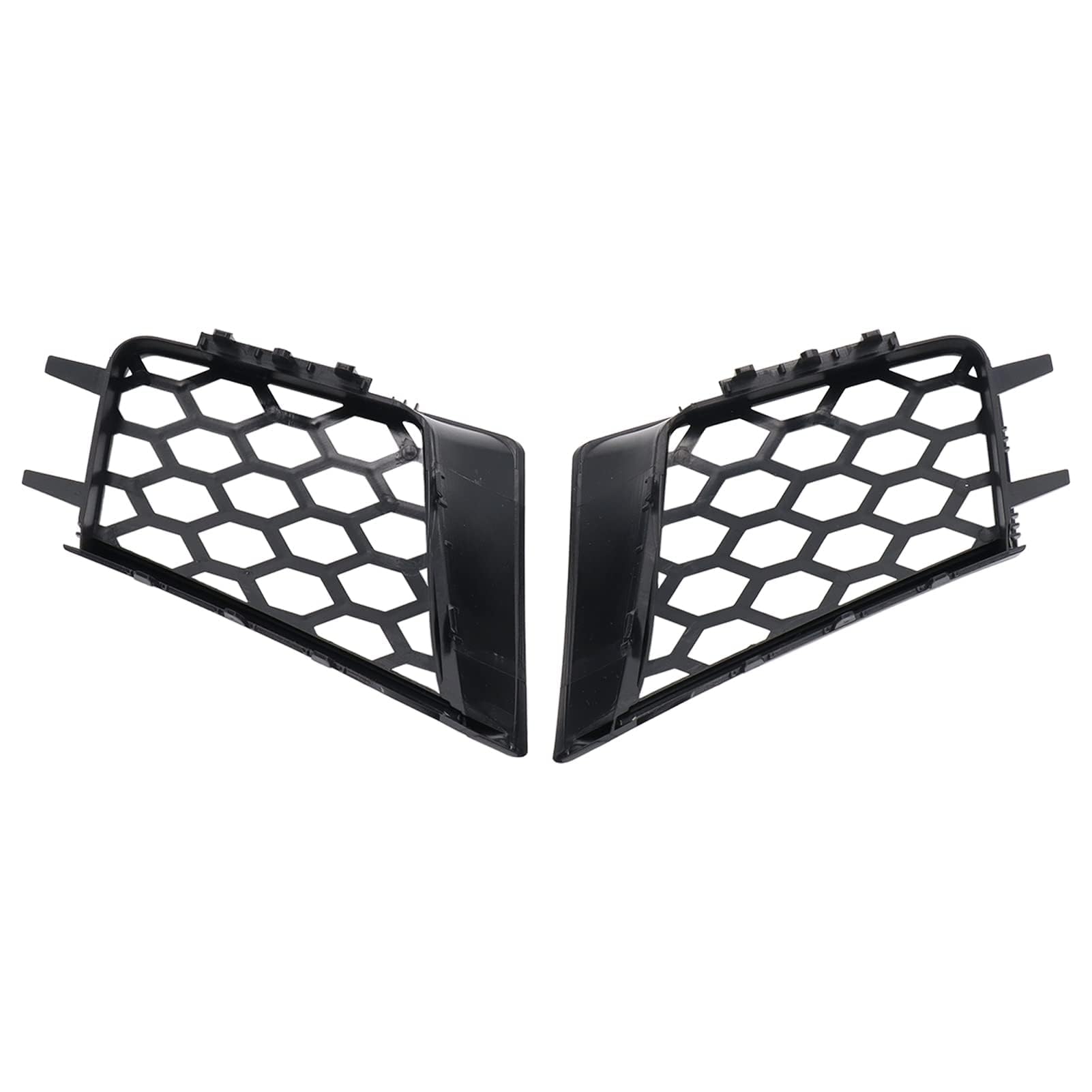 Parachoques delantero, 2 piezas de rejilla izquierda derecha de repuesto para Seat Cordoba 6L 2002-2009, negro brillante, posición de montaje delantera izquierda/delantera derecha