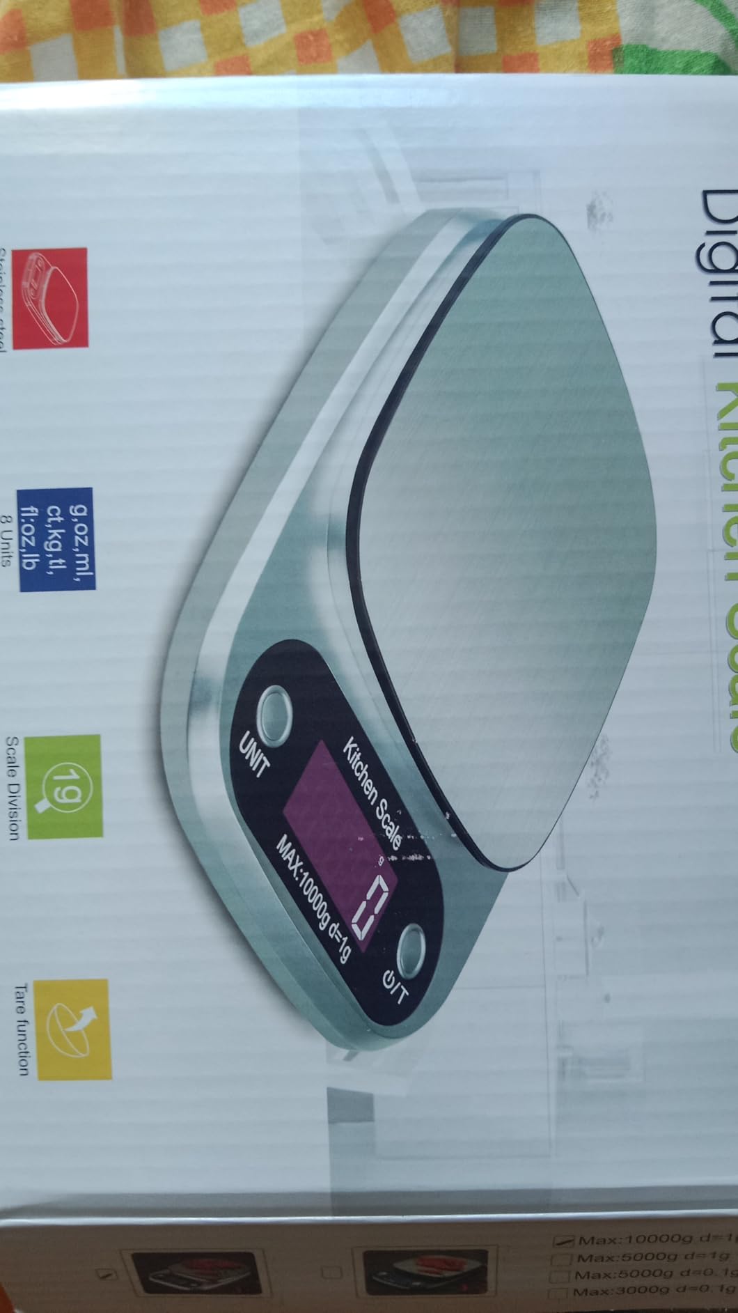 GADGETRONICS Digital Kitchen Weight Scale Food Weight Machine For ...
