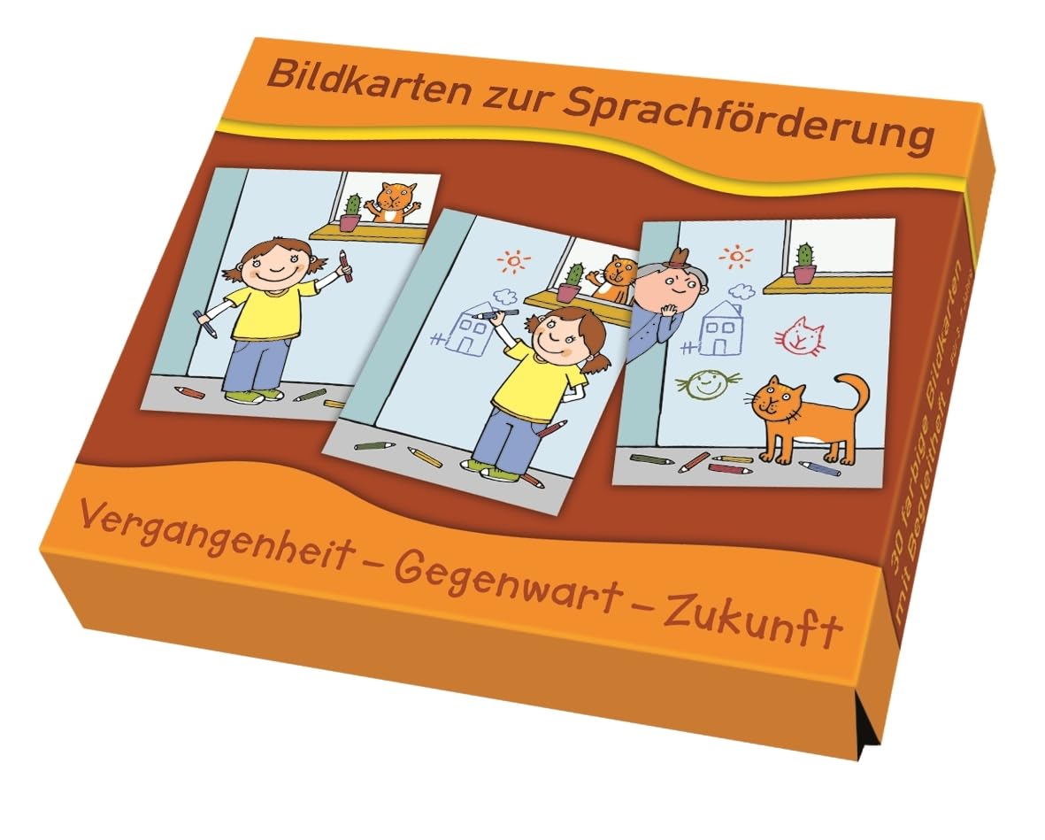Bildkarten zur Sprachförderung: Vergangenheit - Gegenwart - Zukunft - Neuauflage