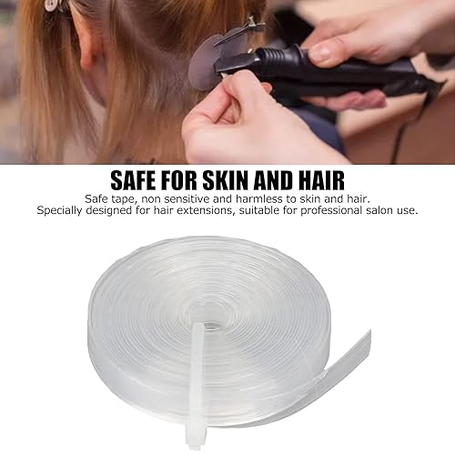 Miniatura 5 de Rollo de cinta para peluca de cabello, sistema de cabello blanco, rollo de cinta segura y fuerte adhesión nanómetro, pegamento de queratina de larga