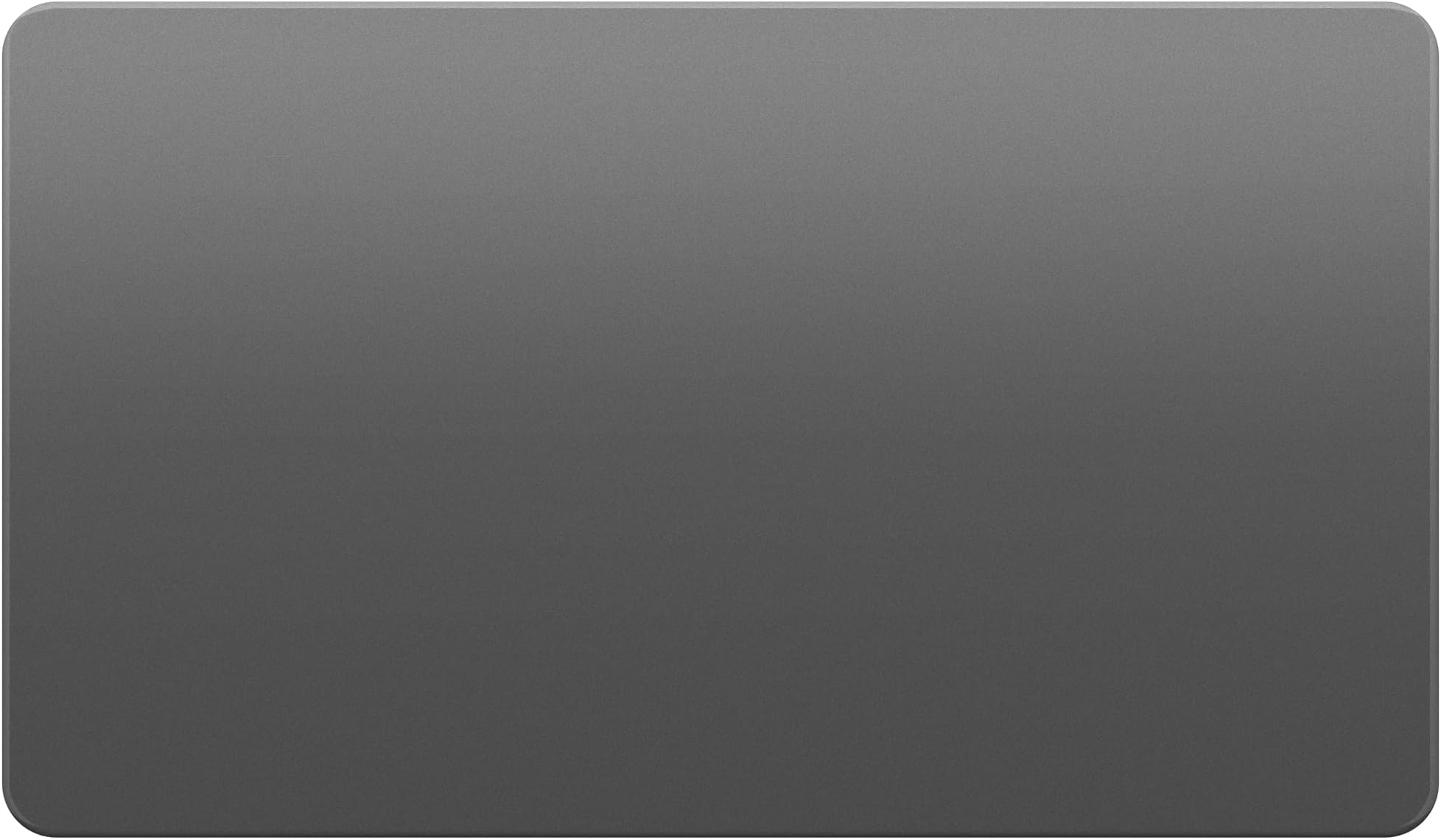 LIDER Screwless 2-Gang Blank Wall Plate, Flat Cover for 2-Gang Pattress Boxes, Flame-Resistant Polycarbonate, Modern Low-Profile Design, Round Edges, UKCA Certified, Space Grey