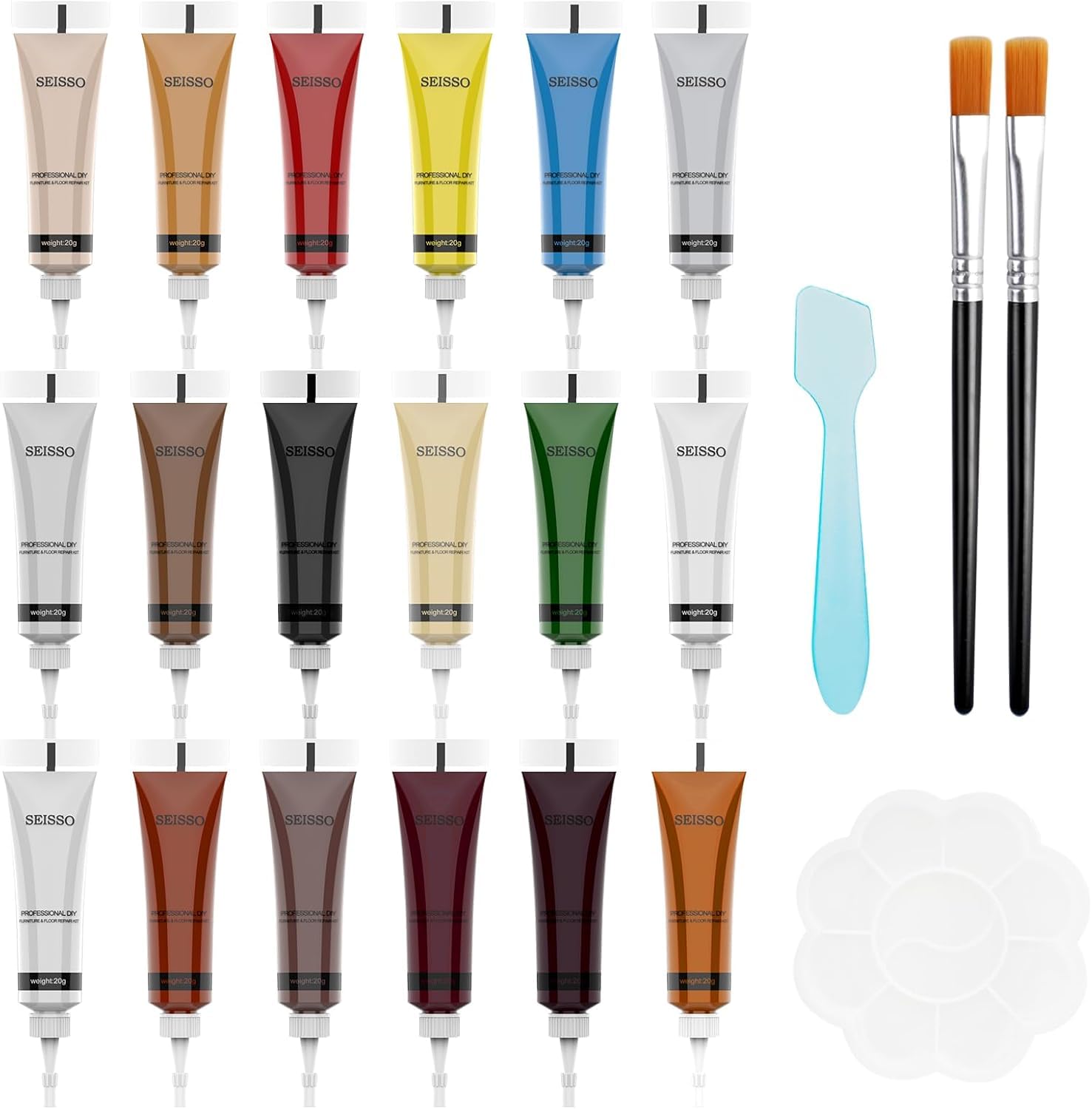SEISSO 18 Colors Leather Repair Kit