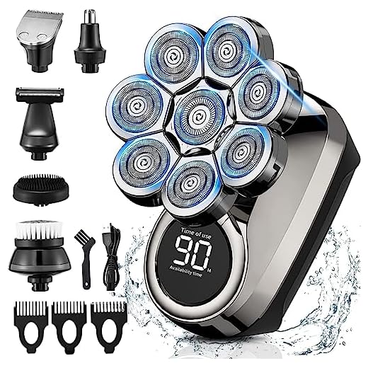 LOVCOYO Elektrischer Glatzenrasierer für Herren