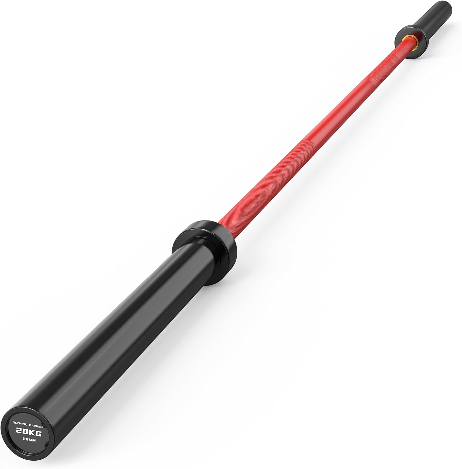 7 ft Olympic Barbell – 45 lb / 20 kg, 1000 lb capacity, knurled grip