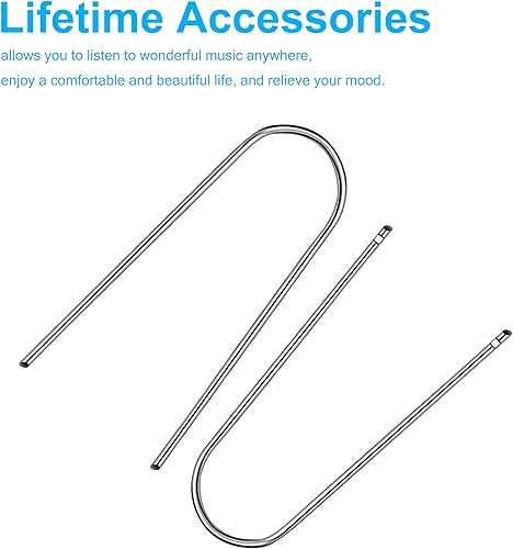 Miniatura 4 de 6 piezas de herramientas de palanca de extracción de radio de coche en forma de U, kit de herramientas de palanca de extracción de radio de coche de