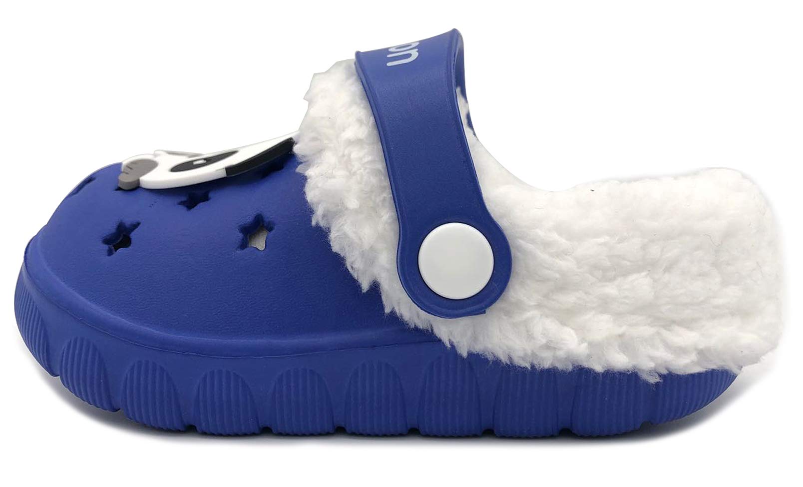 Vorgelen Bambini Invernali Zoccoli e Sabot Ragazzi Morbide Pelliccia Pantofole Ragazze Caldo Casa Ciabatte Antiscivolo Confortevole Scarpe da Giardino All'aperto/Interno 18.5-32 EU