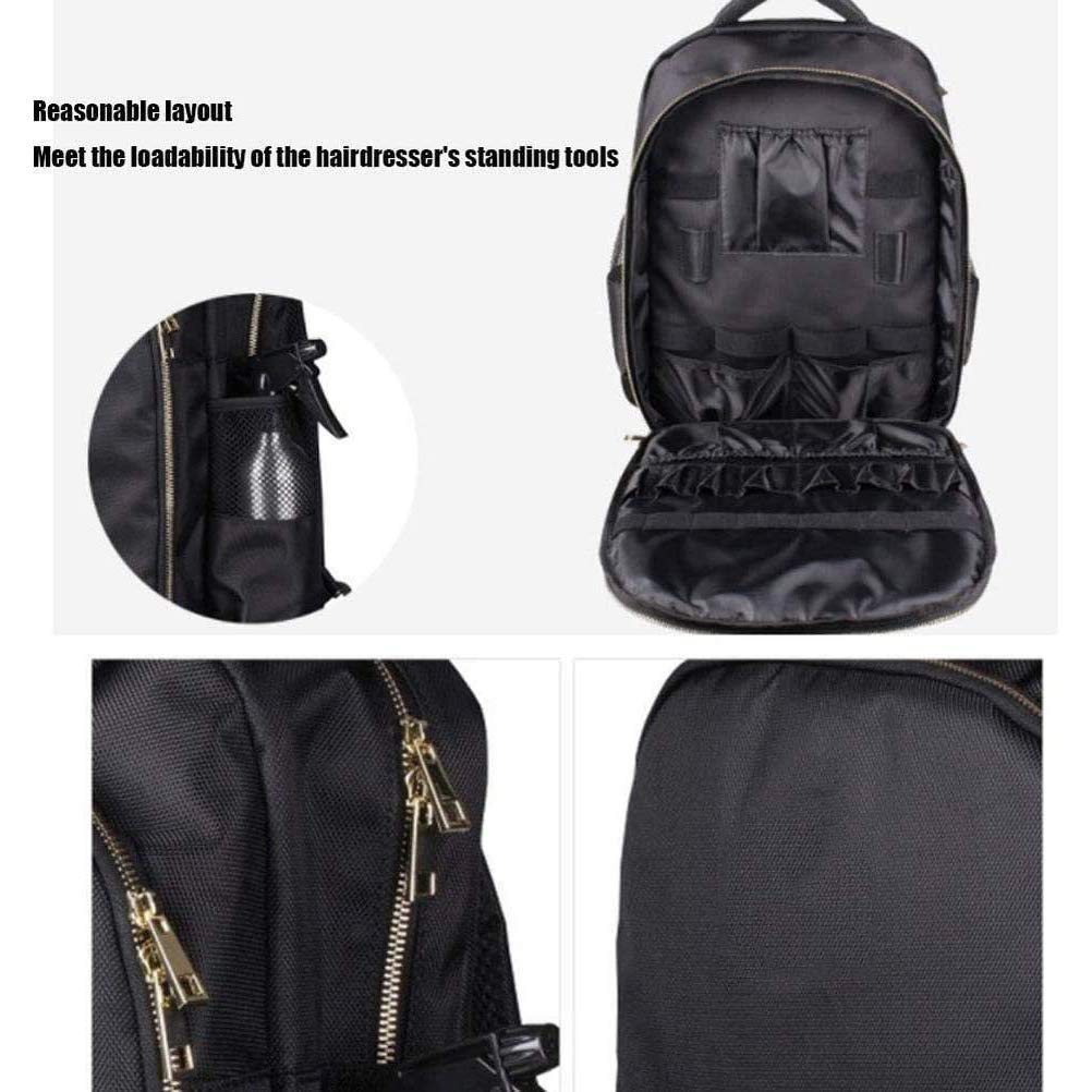 Zaino da barbiere Strumento multifunzionale per parrucchiere Borsa da viaggio per attrezzi da trucco Organizer per forbici Clippers, portatile
