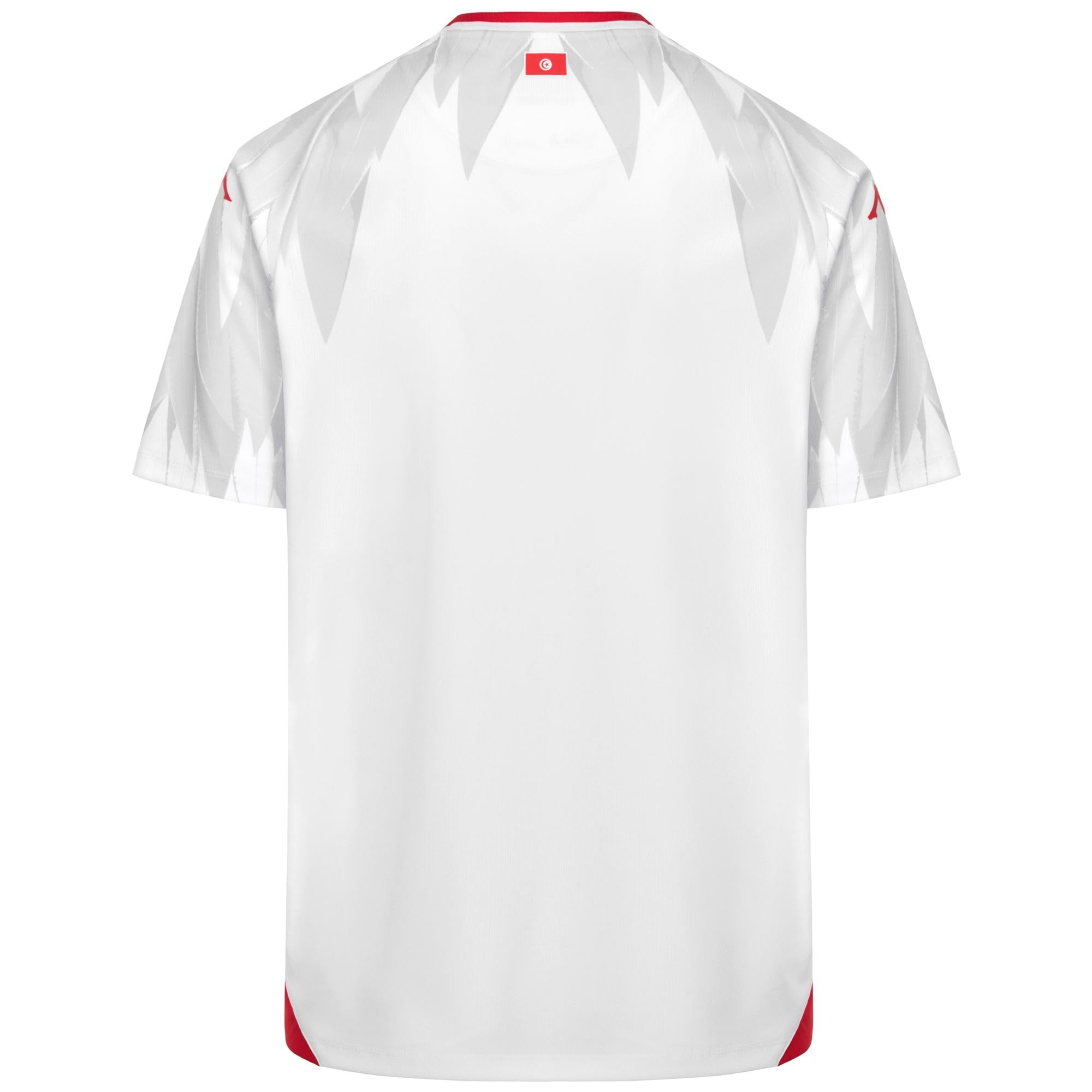 Kappa Maillot Kombat Home Tunisie Blanc Homme Magliette da Calcio Uomo (Pacco da 1)