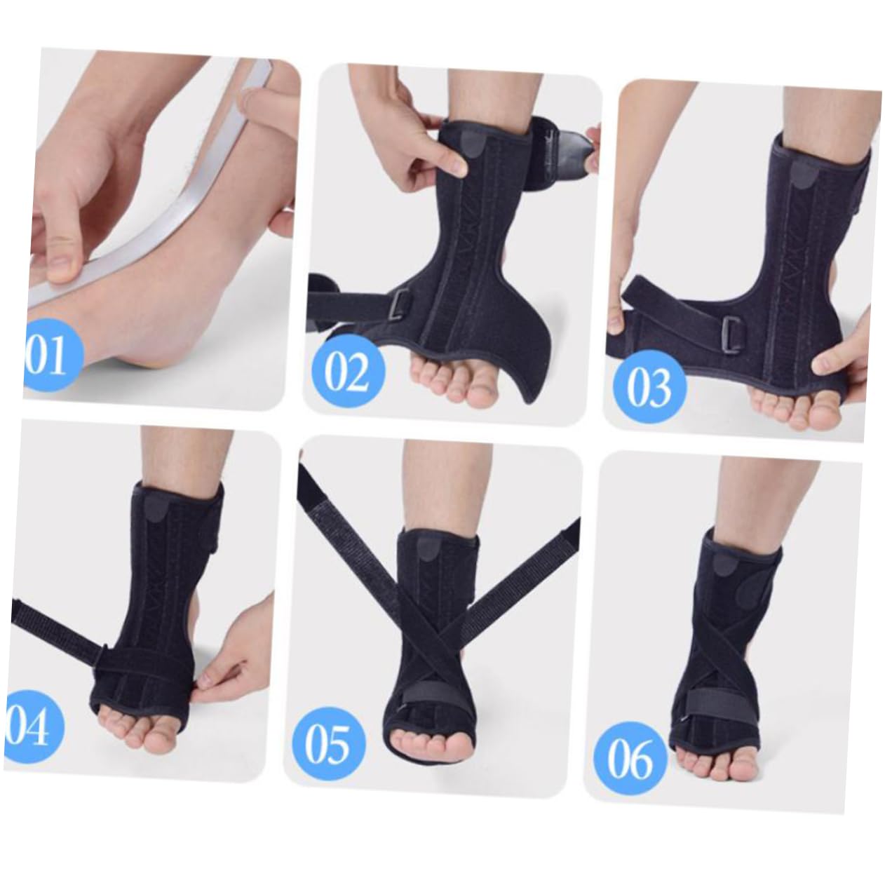Beavorty Foot Orthotic for Plantar Aluminum Bar Splint Comfortable Memory Foot Brace