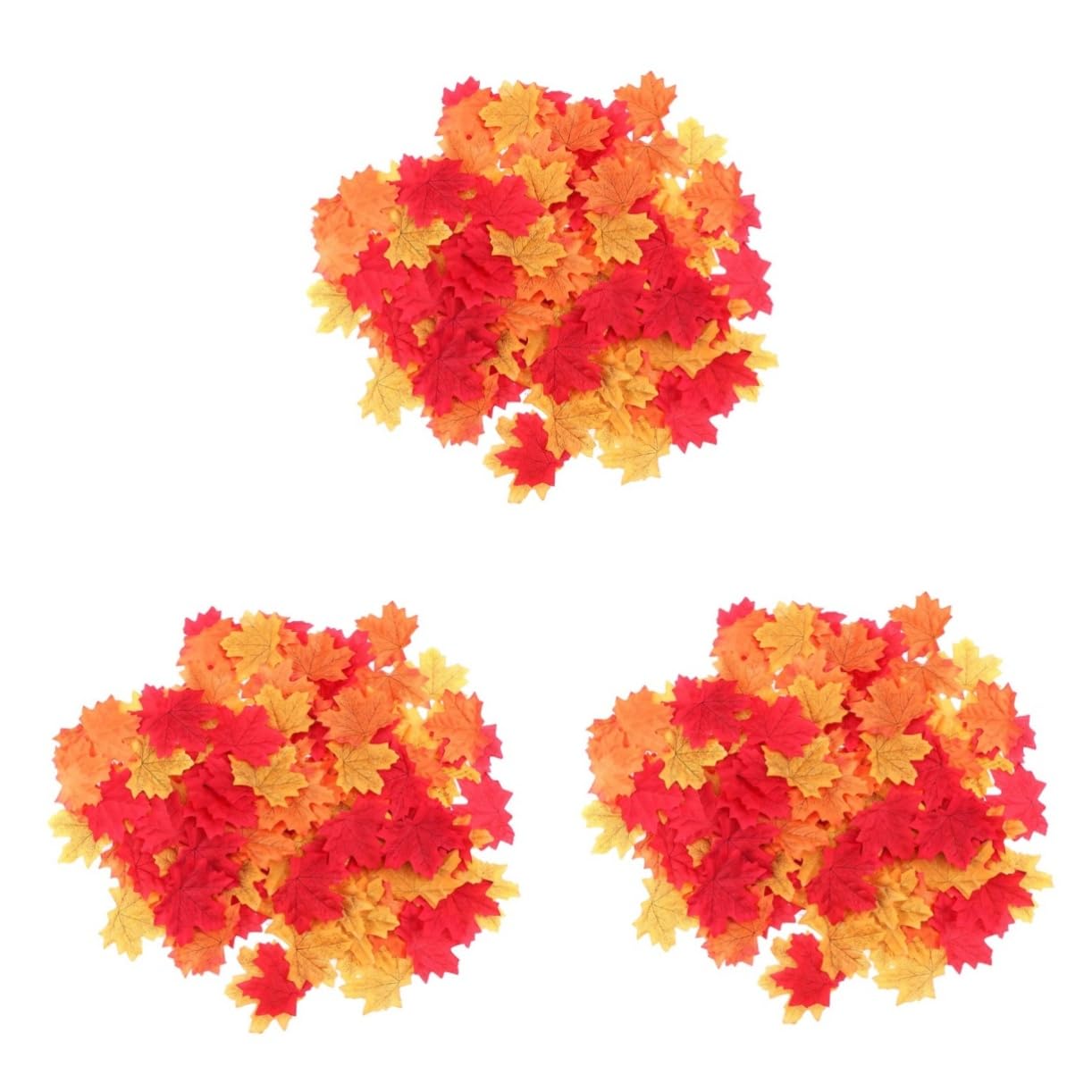 Feuilles d'érable artificielles d'automne MAGICLULU lot de 3 pour décoration de table