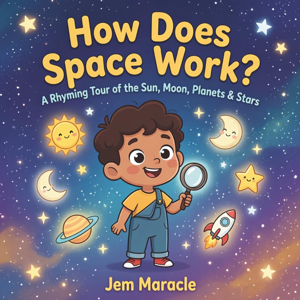 How Does Space Work?: A Rhyming Tour of the Sun, Moon, Planets & Stars — A Curious First STEM Picture Book About Outer Space for Kids Ages 3–6 (How Does It Work?)