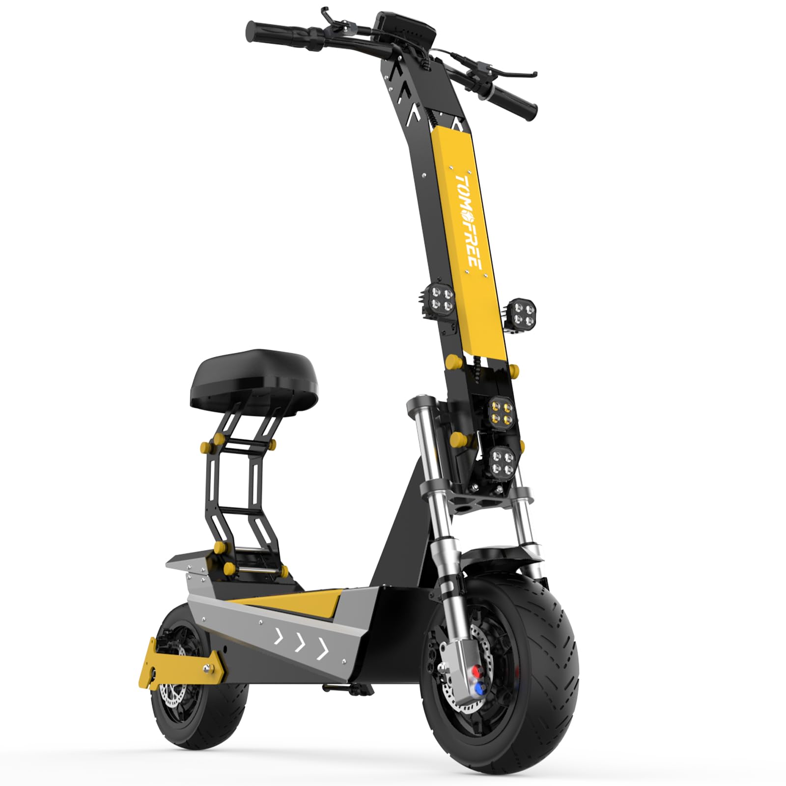 Electric Scooter with Seat for Adults -60v 35ah Battery 6000w Dual Motor E Bike 45-50mph 44 Miles Range