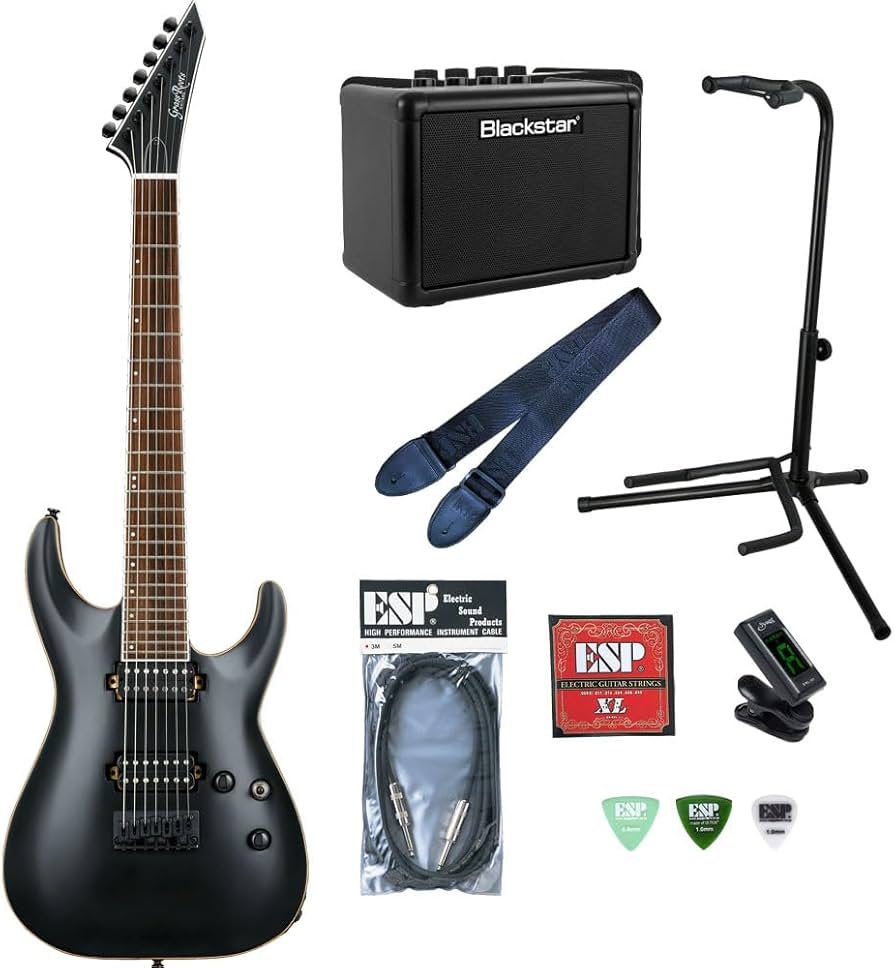 Amazon | GrassRoots G-HORIZON-FX7 Black Satin 7弦 《すぐに始め