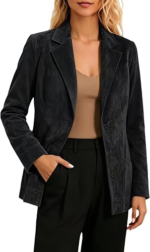 Blazers for Women Business Casual Plus Size Oversized Suit Jackets Work Coats Bu