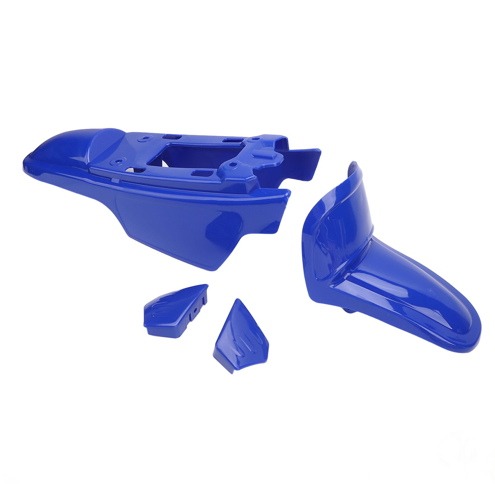 Kit di Rivestimento per Carenatura Motociclistica Akozon - Kit di Guardia Splash Anteriore Anteriore e Ruota Posteriore Blu per PW50 PY50 Peewee 50 Pit Bike