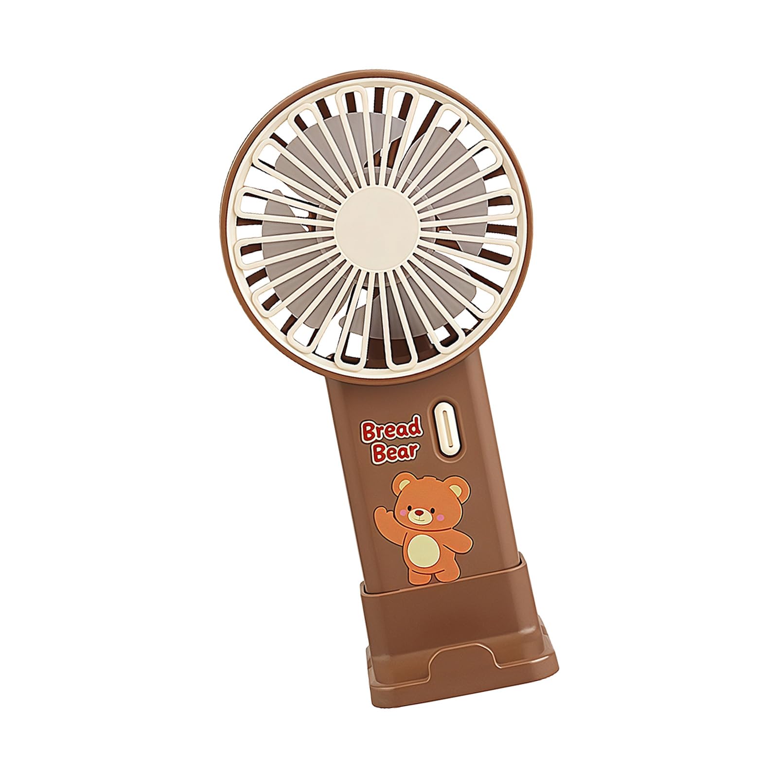 CAZSTYK Powerful Handheld Fan with Phone Stand Rechargeable Fast Speed for Home Industrial Blower White Portable Fan Small