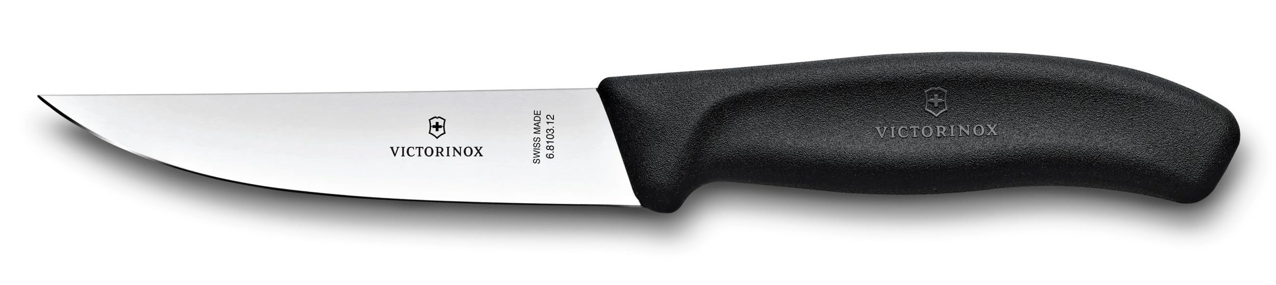 Victorinox Swiss Classic nóż do krojenia mięsa, 12 cm, ergonomiczny uchwyt, wąskie ostrze, czarny