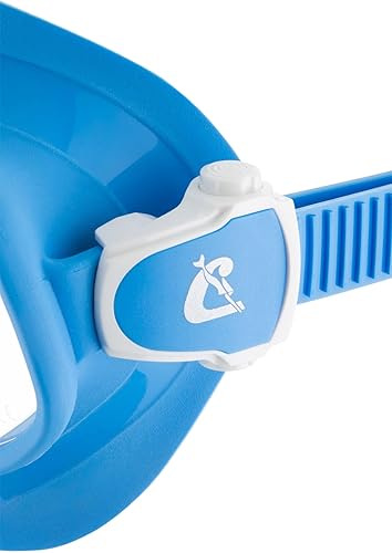 Miniatura 4 de Cressi Kit de snorkel para niños (máscara y esnórquel) para niños de 6 a 10 años - Rombo & Mini Dry Diseñado en Italia