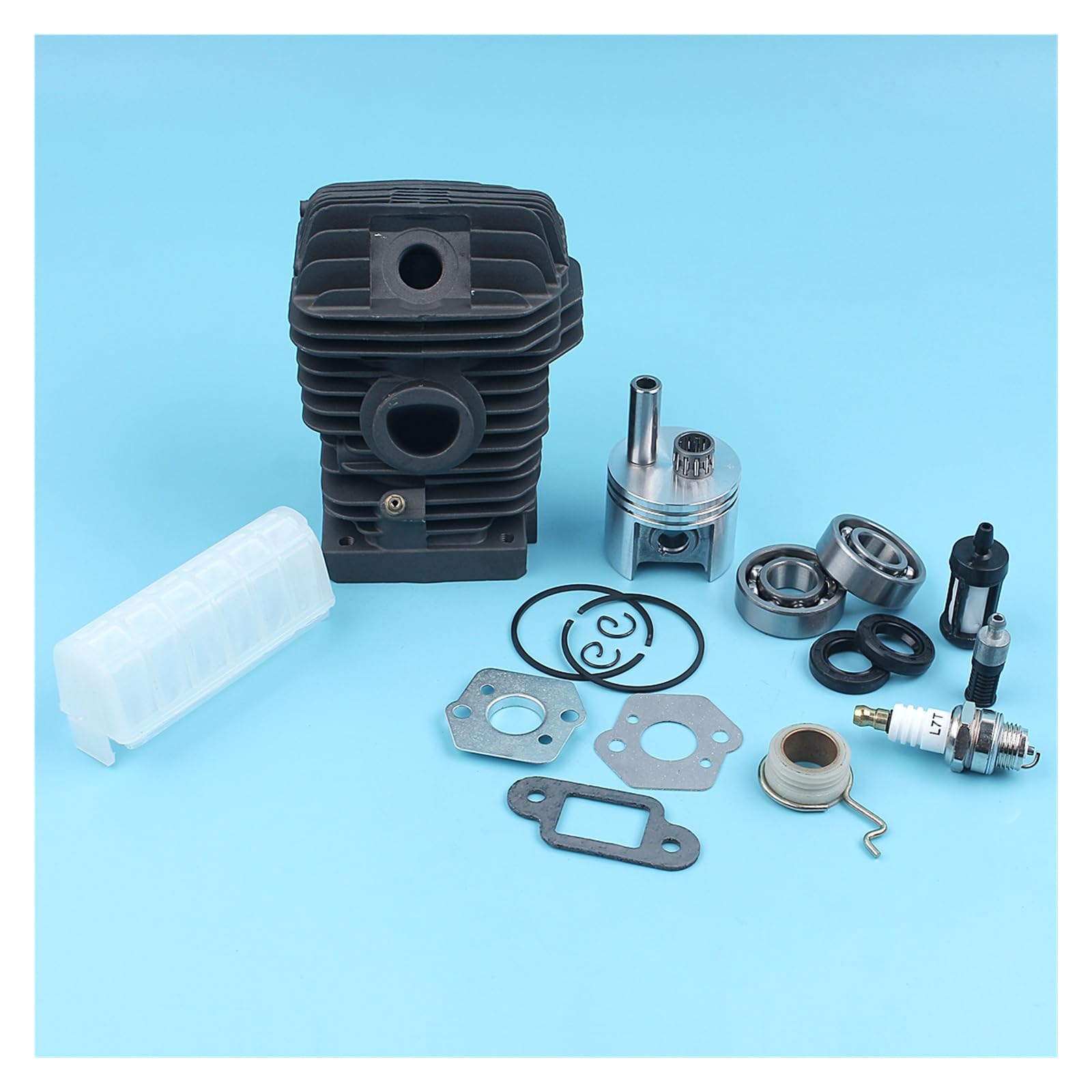 For cojinetes de pistón cilindro chapados en Nikasil, Kit 42,5mm for STIHL 023 025 MS230 MS250, filtro aire motosierra, cojinete cigüeñal Wrom
