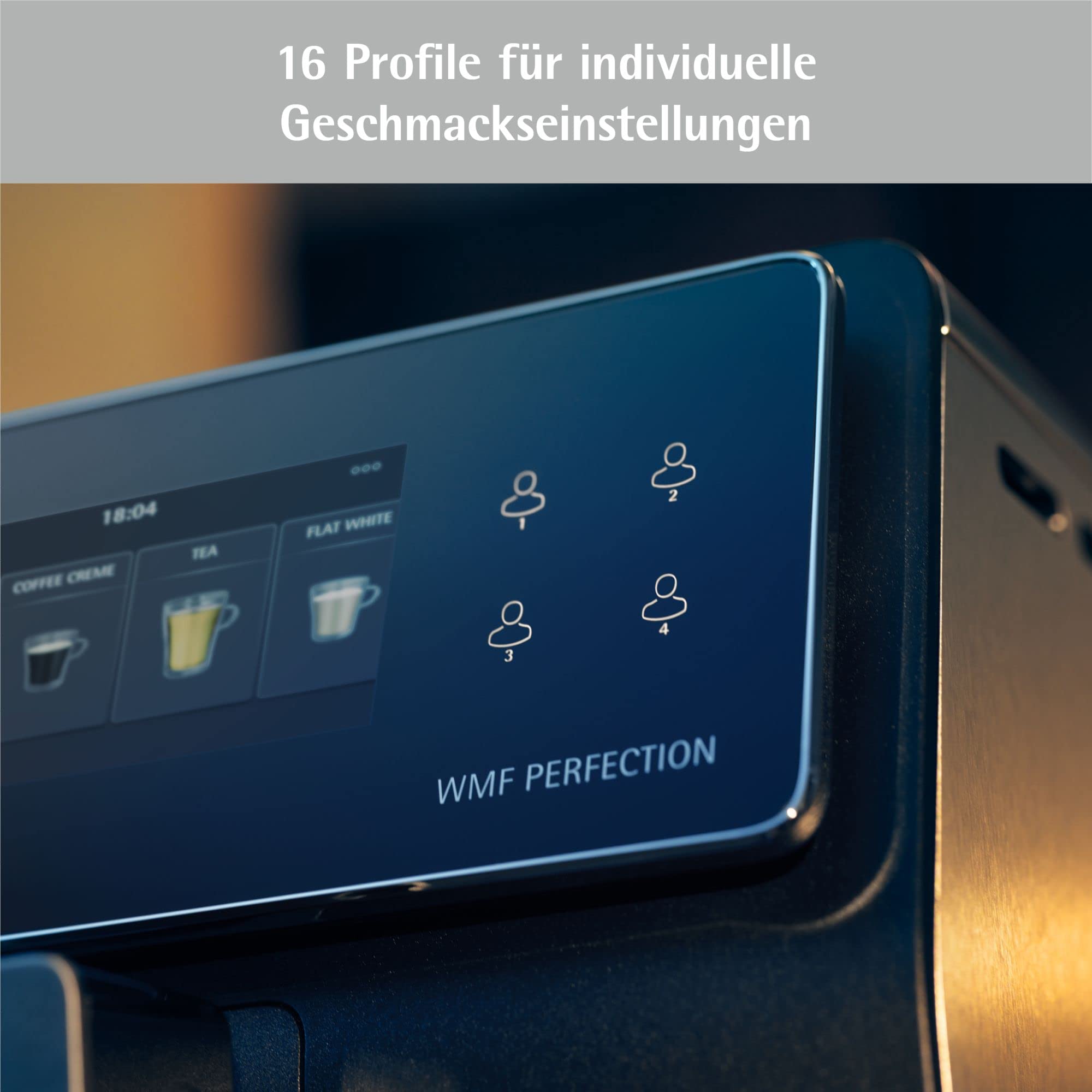 WMF Perfection 890 l automatyczny ekspres do kawy z systemem mlecznym, 18 specjałów do napojów, podwójny Thermoblock, mechanizm mielący ze stali nierdzewnej, profil użytkownika, pojemnik na mleko 1 l