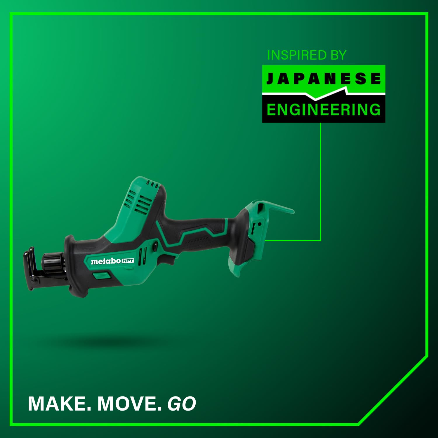 Metabo HPT 18V Cordless Recip Saw - One Handed -10