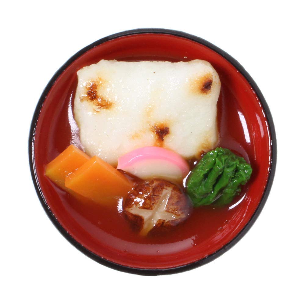 Amazon | 食品サンプル屋さんのマグネット（お雑煮）【食品サンプル