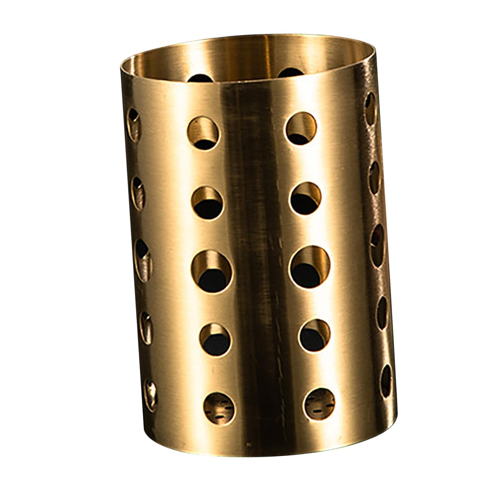 HERCHR Coccio Per Utensili In Acciaio Inossidabile, Scolapiatti Multifunzionale con Scarichi per Posate, Forchette, Coltelli, Cucchiai, 3,9x5,9 pollici