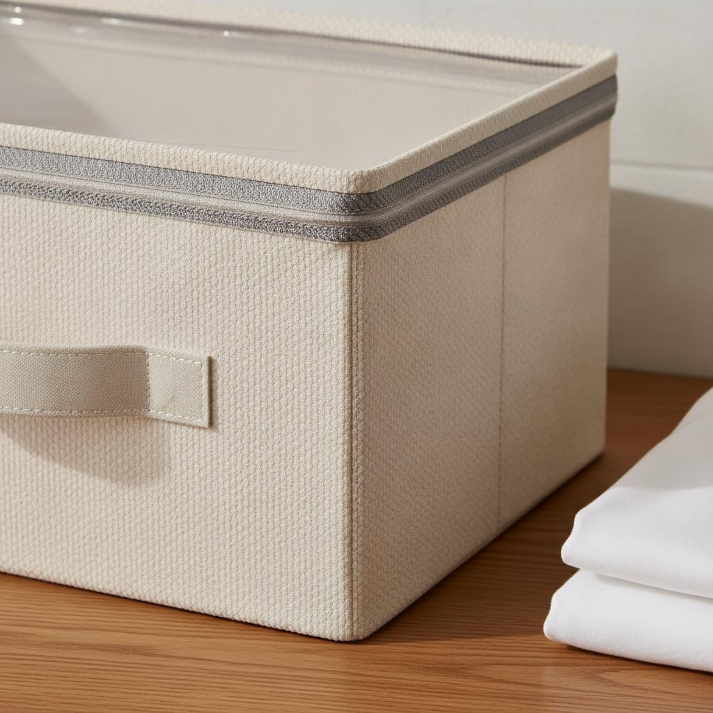 Caja Organizadora Plegable con Tapa, size to 4