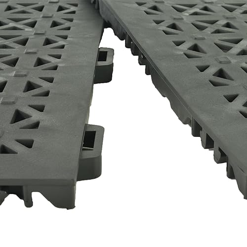 Miniatura 2 de Greatmats StayLock - Azulejos perforados, 1 x 1 pie x 0.5 pulgadas, cubierta de área húmeda para exteriores, paquete de 26