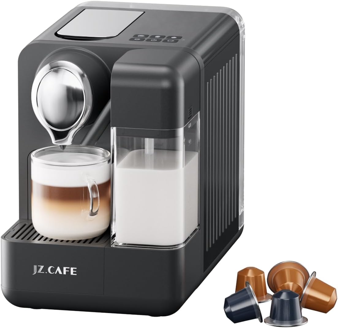 コーヒーメーカー・エスプレッソマシン NESPRESSO coffee maker & milk server Amazon.com: JZ.CAFE Espresso Machine with Integrated Automatic