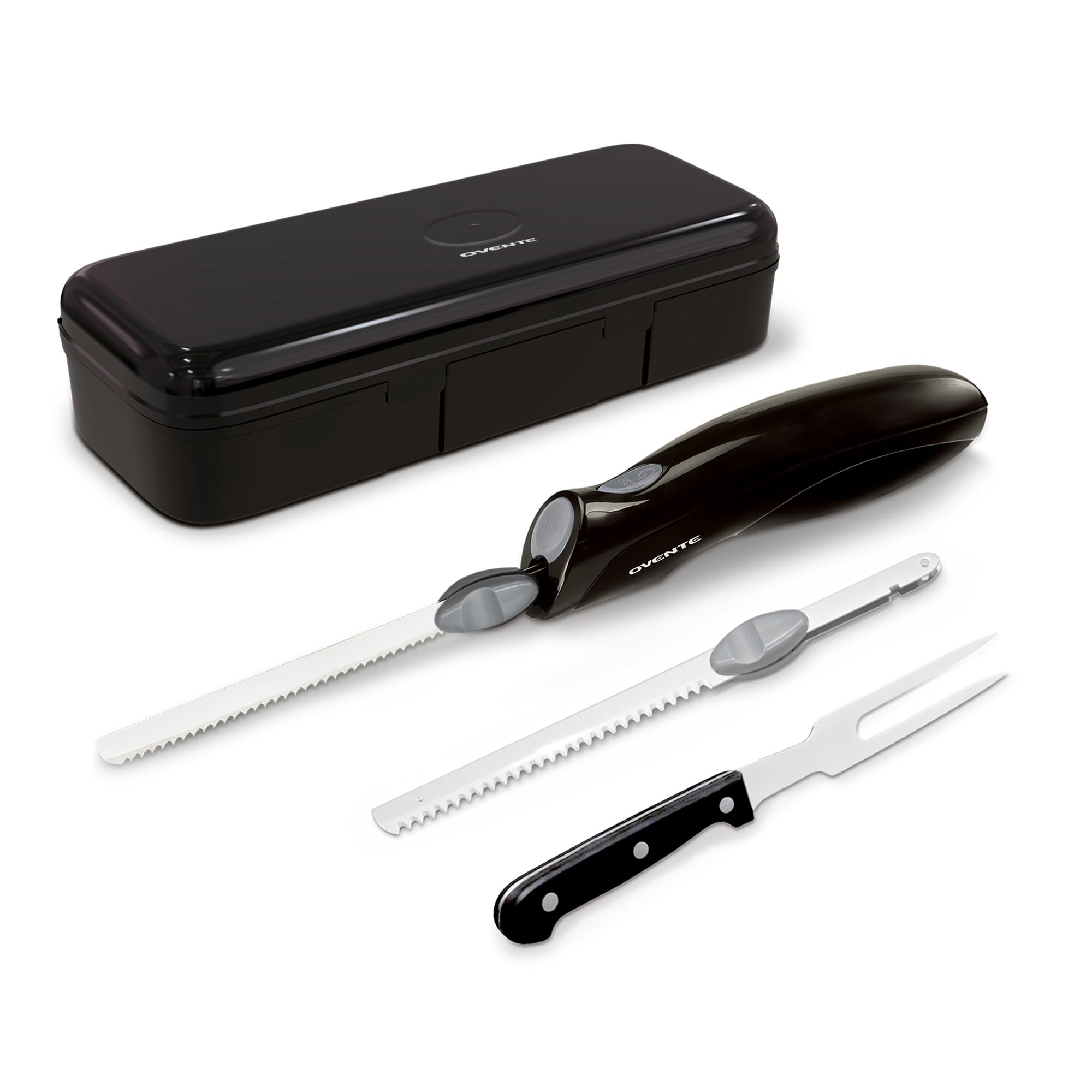 Amazon.com: OVENTE Electric Knife Set with Two Serrated Stainless