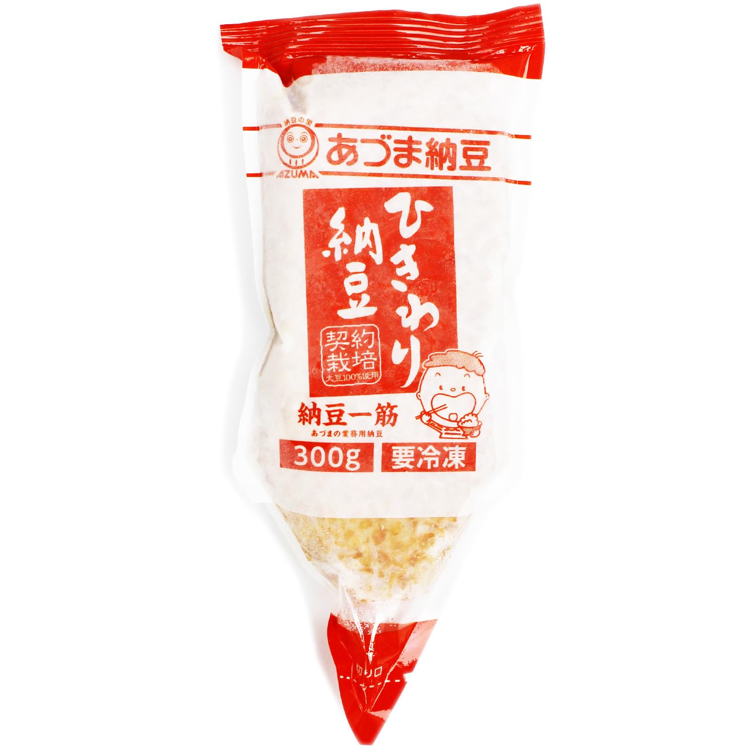 Amazon.co.jp: 納豆 ひきわり 業務用 冷凍 たれなし 300g 無添加