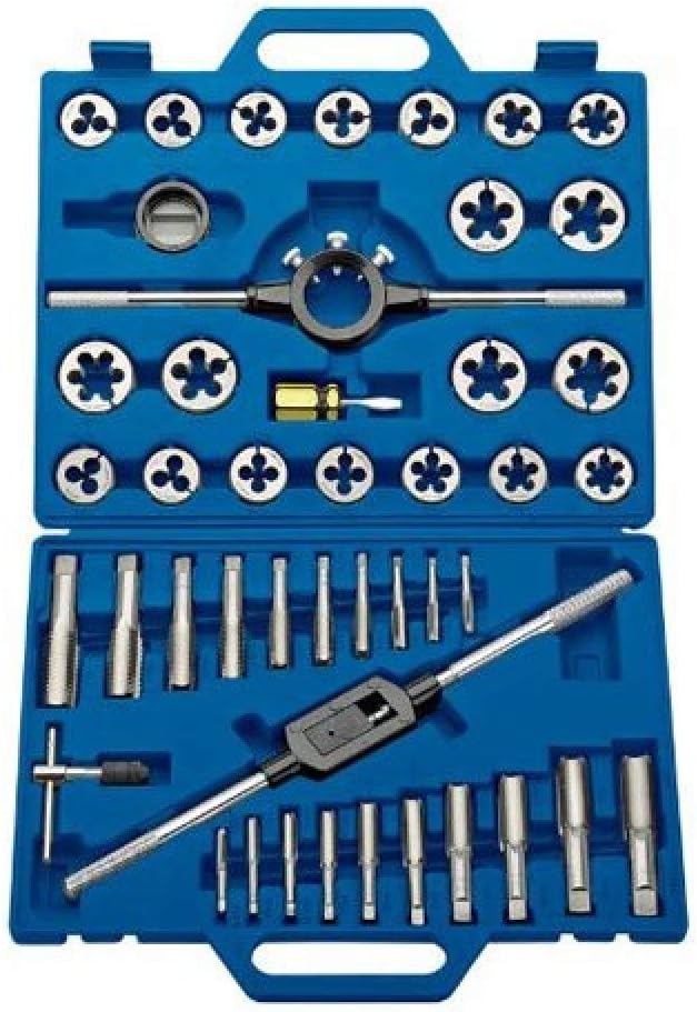 Draper 18523 42 Piece 6mm â€“ 24mm Metric Tap & Die Set in Carry Case