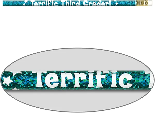 Really Good Stuff Grade-Specific Welcome Pencils - 12 Pencils for K, 1st, 2nd or 3rd Grade