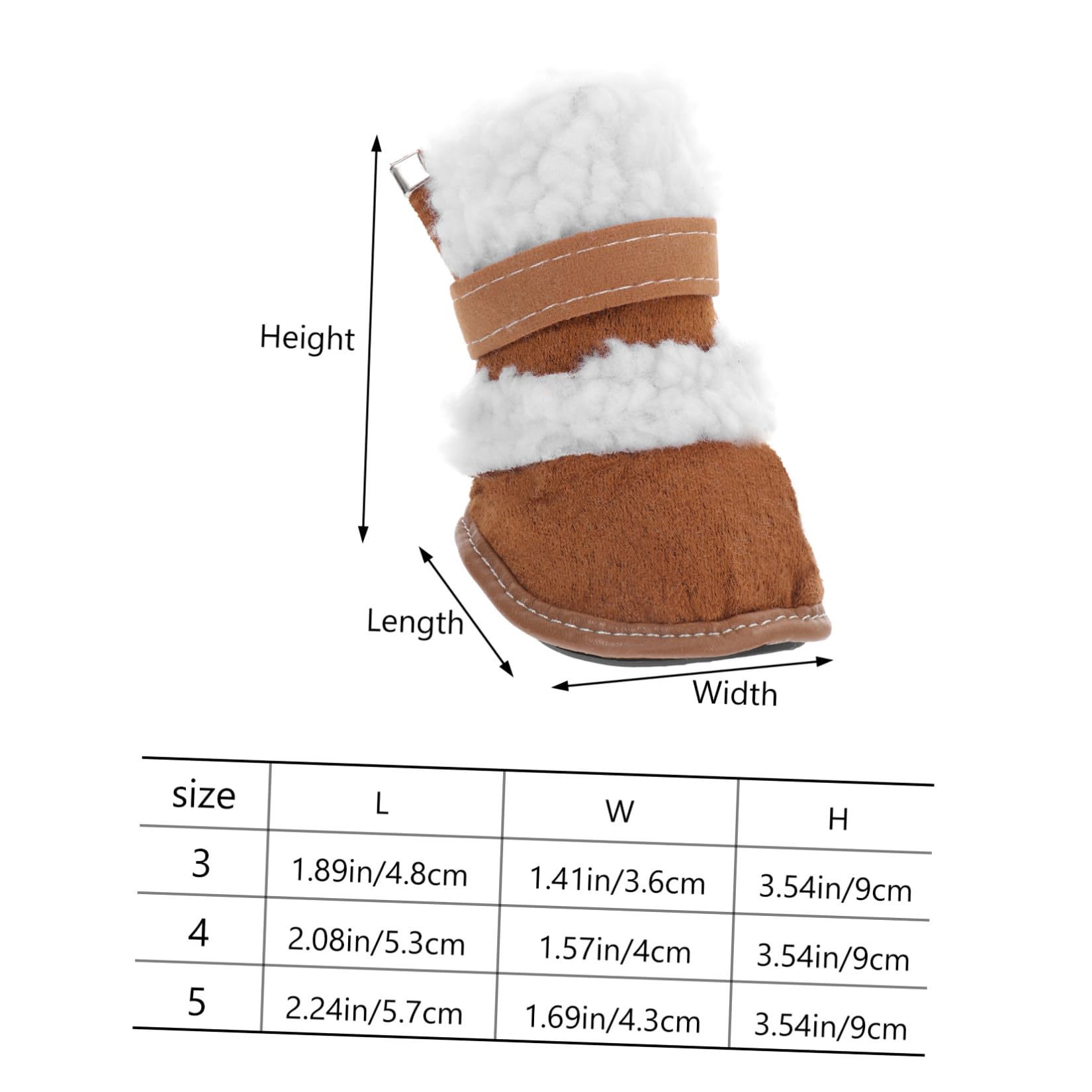 BESPORTBLE 6paare Hundeschuhe Antirutsch Teiliges Für Hunde Und Welpen Warme Outdoor-Schuhe Mit Rutschfester Sohle Für Winterliche Aktivitäten Und Pfotenpflege Schnee Und EIS
