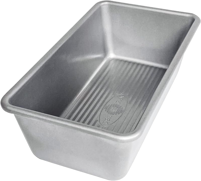 Bakeware Seamless Nonstick Standard Bread Loaf Pan, 8 x 4.5 x 2.75