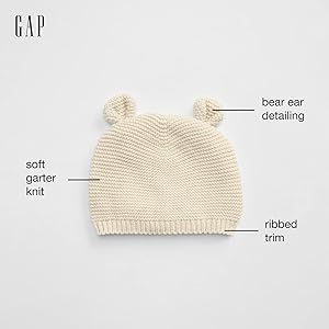 GAP Unisex Baby Soft Knit Garter Hat