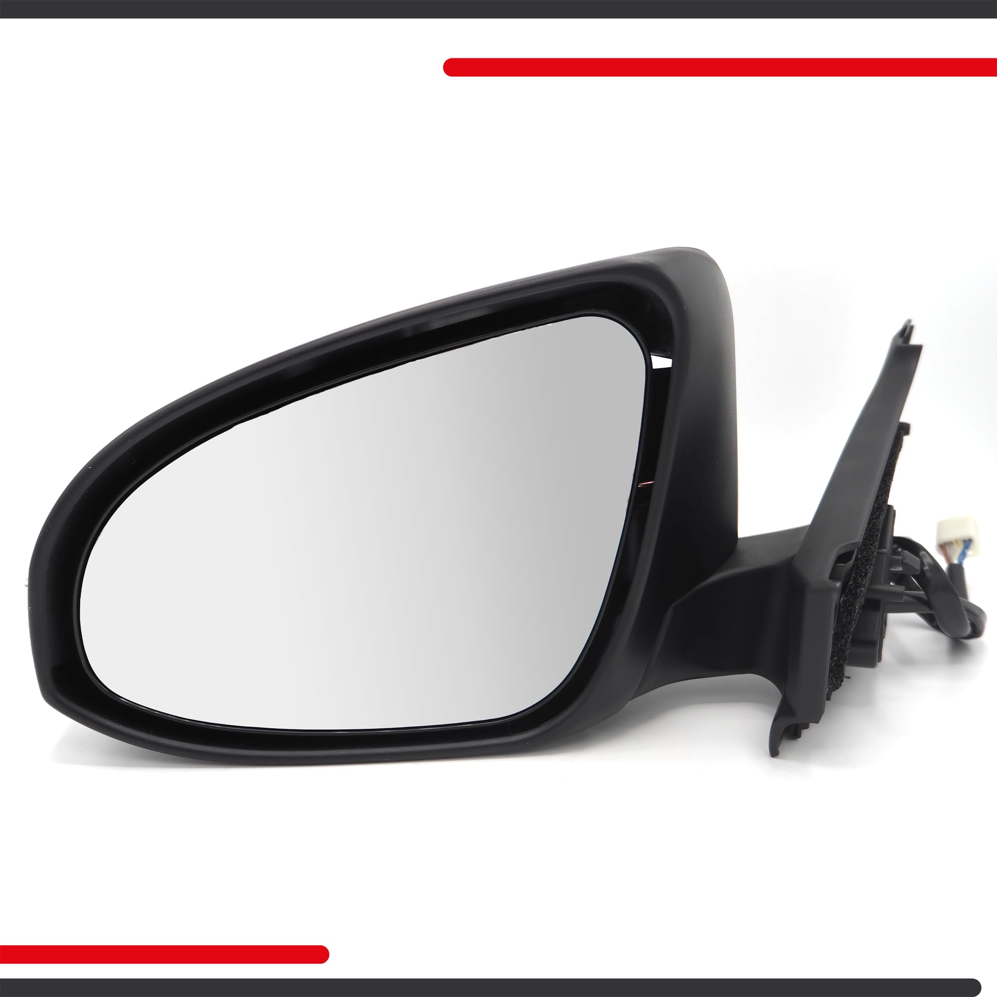 Specchietto Retrovisore per Toyota Yaris 2011-2014, Calotta Verniciabile, Regolazione Elettrica, Connettore 7 pin, Con freccia, Riscaldabile, 8794052C30 (SINISTRO)