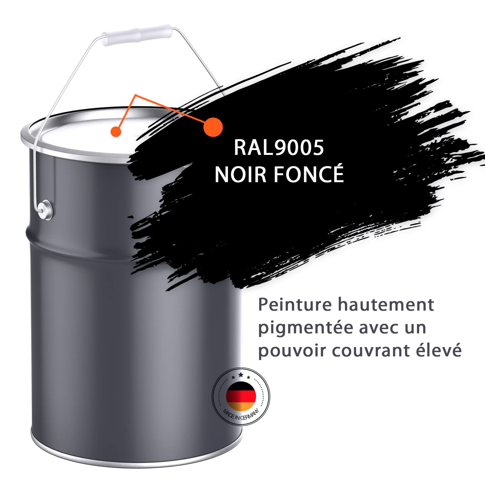 BEKATEQ LS-100 Vernis Bateau 10L Noir foncé RAL9005 I Vernis Marin pour Bois intérieur & extérieur, parquet, escalier, Bateau, Yacht I Résistant aux intempéries, à l'eau Douce & à l'eau de mer