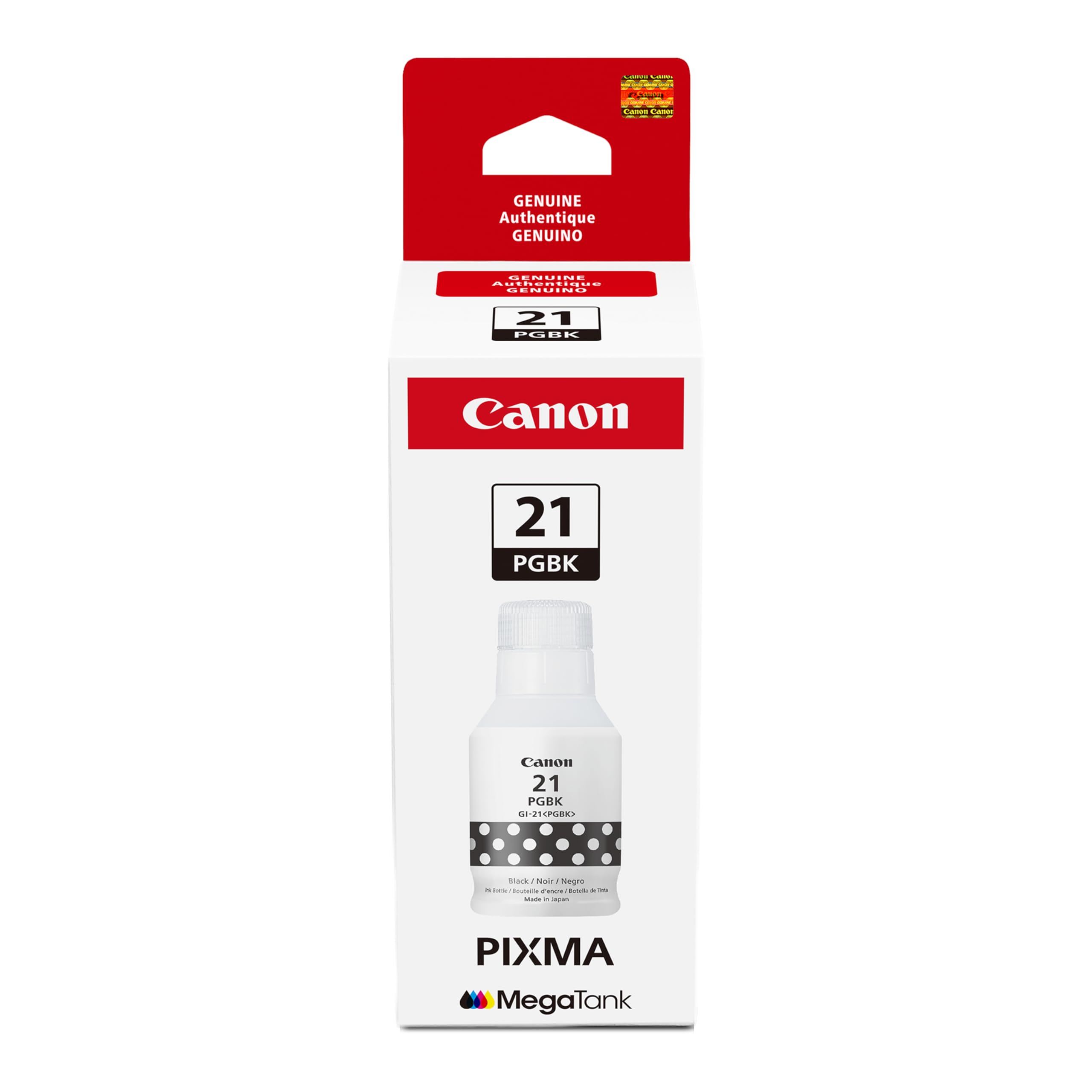 Amazon.com: Canon GI-21 Genuine Pigment Black Ink Bottle