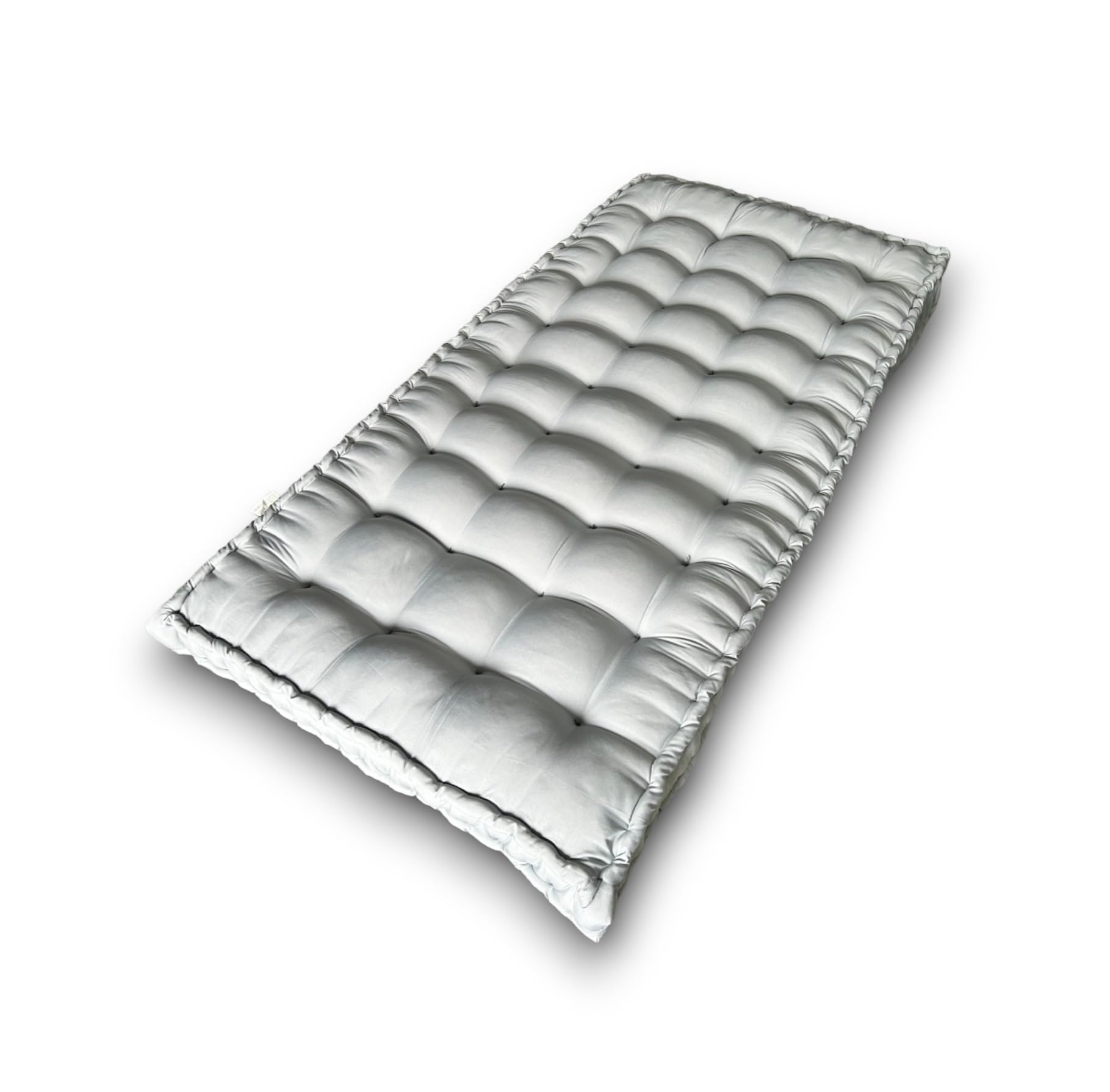 Atootfusion Soft Cotton Floor Box Mattress, 5-Inch Thick, Foldable, Movable Medium Firm, Solid Colored Bed Mattress (Grey, Small Single Bed 30X72X5 Inches)-image-13