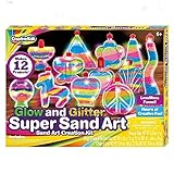 Creative Kids Glow in the Dark Super Glitter Sand Art Kit