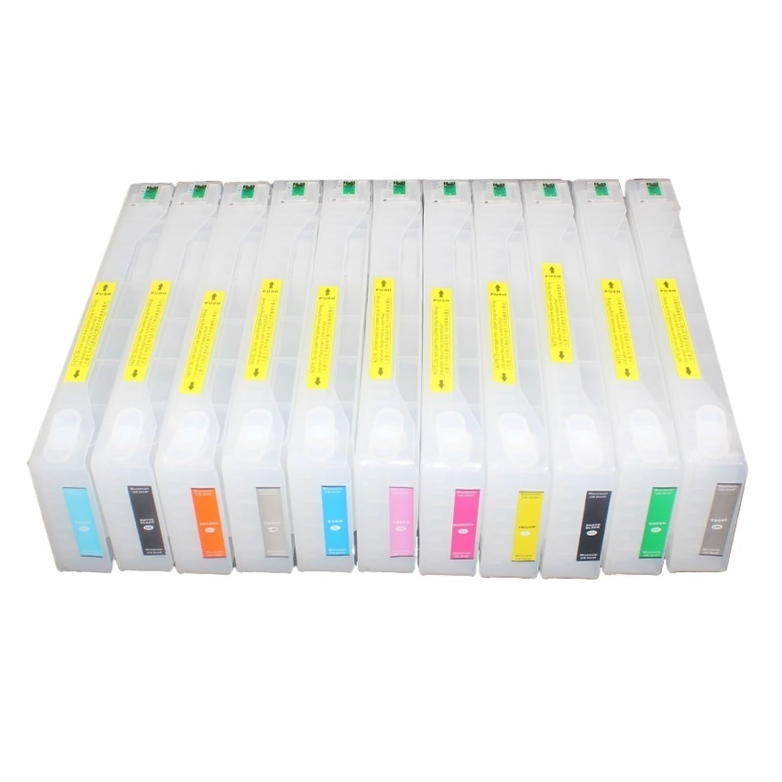 Compatibile con Epson, 11pcs 700ml Cartuccia Inchiostro CISS | Pro7910, 7900, 9910, 9900, T6361-T6369, Con chip, Cartuccia d'inchiostro(Cartridge)