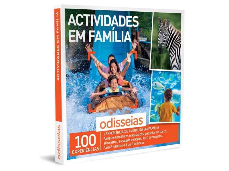 ODISSEIAS Caja Regalo - Actividades en Familia | Experiencia de Aventura | 2 Adultos + 1 o 2 niños