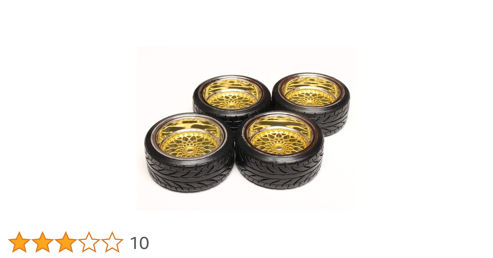 Amazon | 1/10ドリフトカー用 ハードタイヤ組込み済み ゴールド