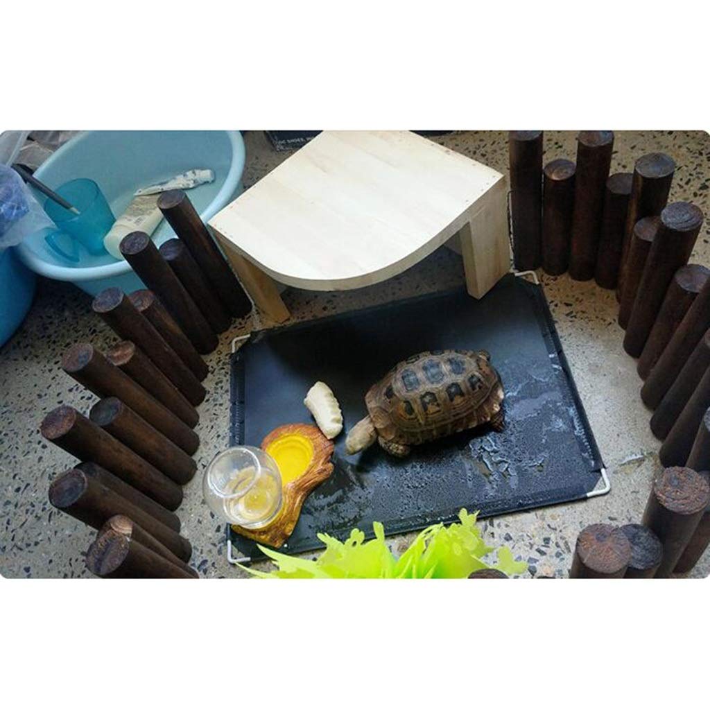 Escondite de reptiles de Paulownia, caja de cueva para reptiles, decoración de esquina de hábitat, escondites de tortugas, serpientes lagarto, accesorios para cajas de reptiles, adornos (20*16*15 cm)