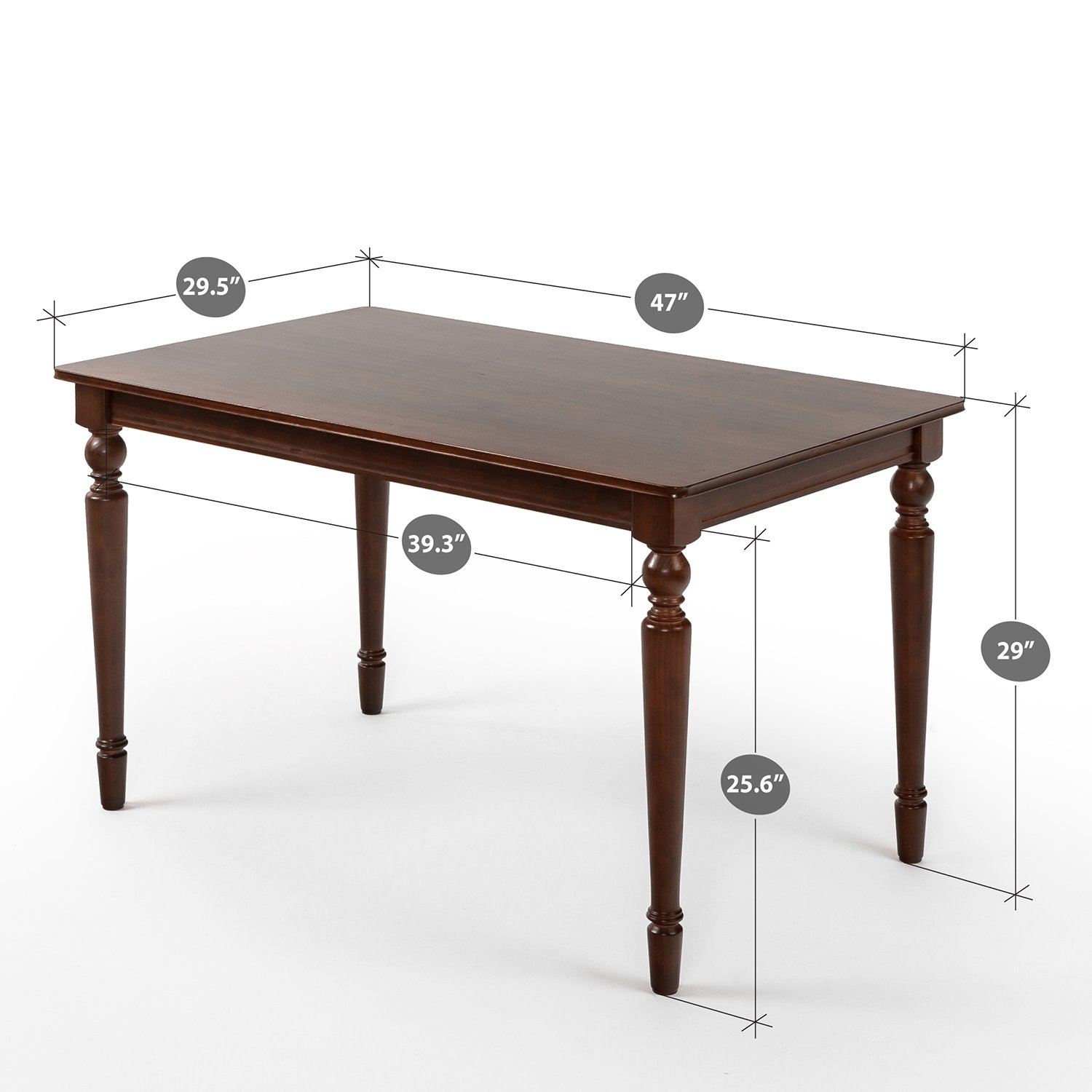 Amazon.com - ZINUS Joy Wood Dining Table, Table only - Tables